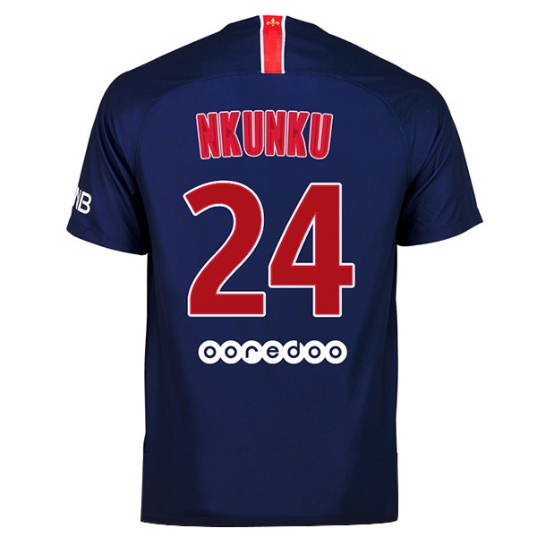 Camiseta Paris Saint Germain Primera Nkunku 2018-2019 Azul